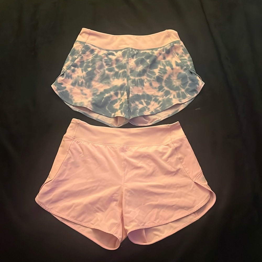 Two (2) Athleta Girl Shorts Size Large (size 12 big girls)